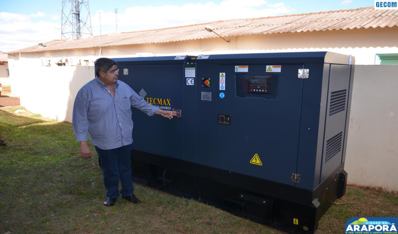 Imagem destaque notícia Prefeitura de Araporã adquire gerador de energia para Hospital João Paulo II