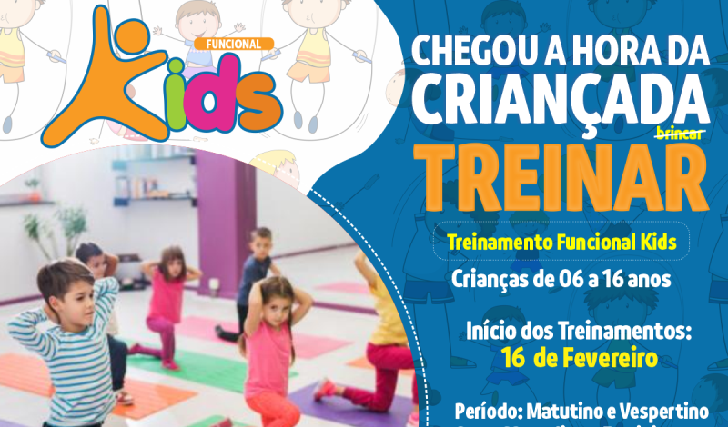 Imagem destaque notícia CHEGOU A HORA DA CRIAN&Ccedil;ADA TREINAR