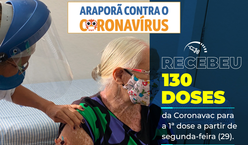 Imagem destaque notícia ARAPORÃ RECEBE NOVAS DOSES DE VACINA CONTRA A COVID-19