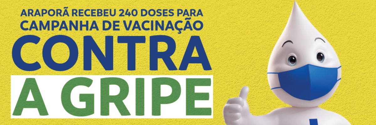 Imagem destaque notícia SÁBADO É DIA DE VACINAR CONTRA A GRIPE. CONFIRA OS GRUPOS PRIORITÁRIOS E LOCAIS DE VACINAÇÃO