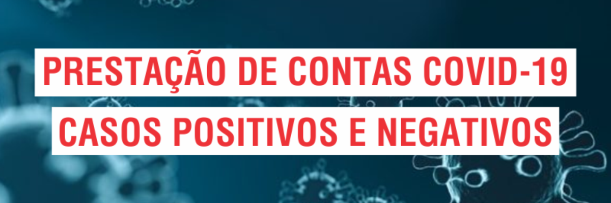 Imagem destaque notícia PRESTAÇÃO DE CONTAS COVID-19 - 15/05/2021