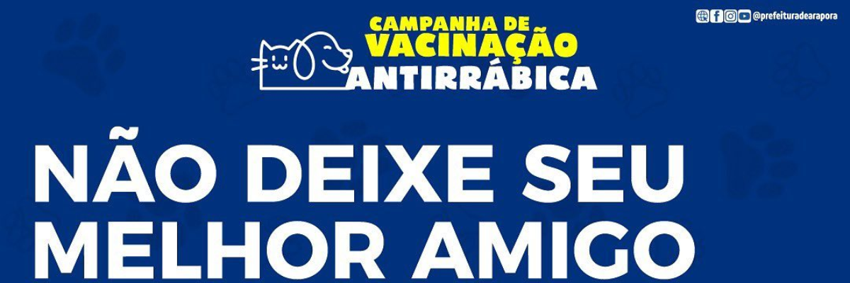 Imagem destaque notícia CAMPANHA DE VACINA&Ccedil;&Atilde;O ANTIRR&Aacute;BICA - 21/09/2021