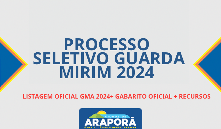 Imagem destaque notícia LISTAGEM OFICIAL GMA 2024+ GABARITO OFICIAL + RECURSOS