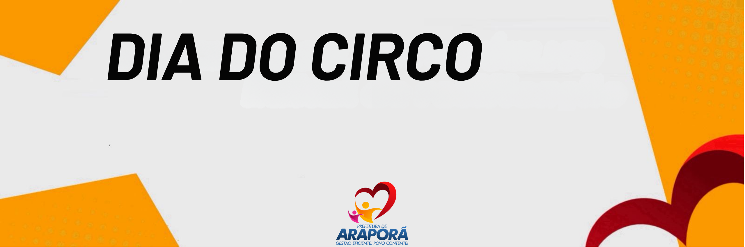 Imagem destaque notícia Arapor&atilde; celebra o Dia do Circo com programa&ccedil;&atilde;o especial para alunos da rede municipal