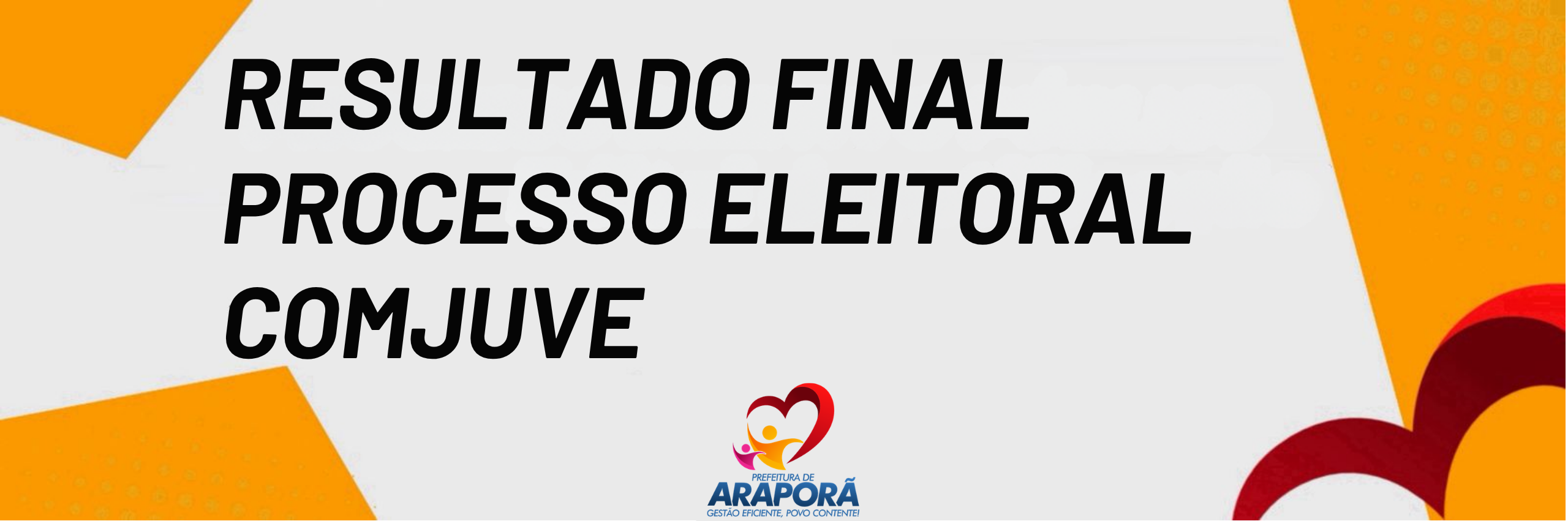 Imagem destaque notícia Resultado final processo eleitoral COMJUVE