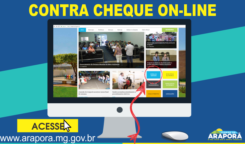 Imagem destaque notícia Prefeitura de Araporã lança o Portal do Servidor